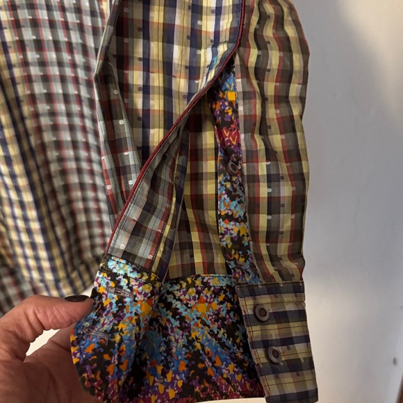 Robert Graham Multicolor Checkered Button Down Shirt - Picture 5 of 5